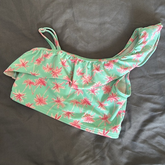 Abercrombie Kids Green and Pink Palm Bikini - Picture 5 of 6